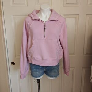 Manifest Offline cropped oversized 1/4 zip hoodie sz M
